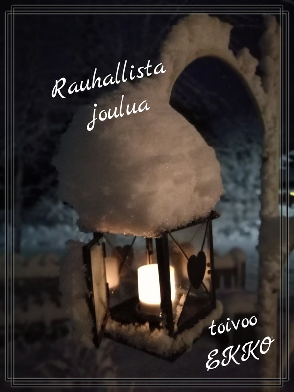 Nyt On Aika Joulun Ja Rauhoittumisen