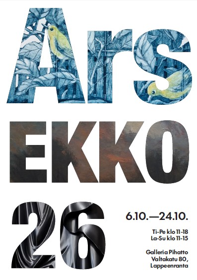 ArsEKKO26 kokoaa kansalaisopiston taito- ja taideaineiden opettajien luovuuden Galleria Pihattoon